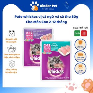 Pate Whiskas Junior cho meo con