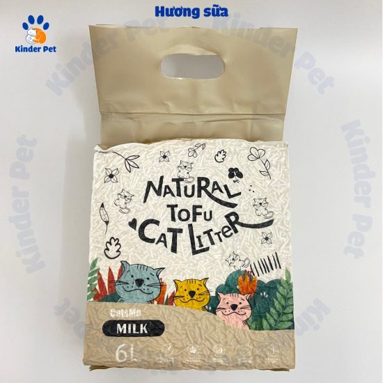 Cát đậu nành cho mèo siêu vón CatsMe 6L_Kinder Pet